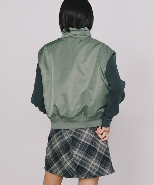 KIFFE ベスト ジレ KIFFE/キッフェ MILITARY STAND COLLAR VEST