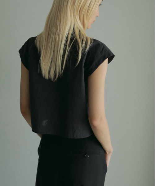 anuke（アンヌーク） ブラウス シャツ Sleeveless Frill Blouse 