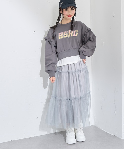 新品同様Gucci グッチ　ラメ　チュール　スカート　キッズ 新品同様Gucci グッチラメチュールスカートキッズ