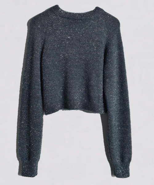 カーディガン 「kiehtova」GLITTER SHAGGY KNIT/グリッター シャギー カーデガン レディース kiehtova カーディガン 「kiehtova」GLITTER SHAGGY KNIT