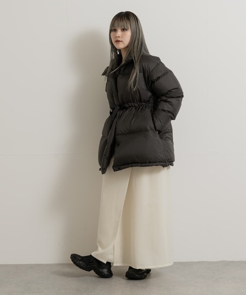 ダウンコート ダウンジャケット KWD　MIDDLE DOWN JACKET レディースの画像