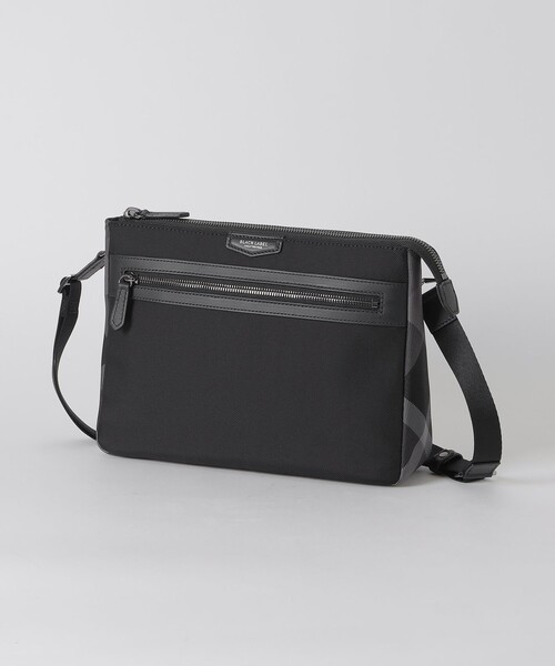 美品 BLACKLABEL CRESTBRIDGE ショルダーバッグ サコッシュ シュリンクレザーサコッシュ（バッグ）｜BLACK LABEL