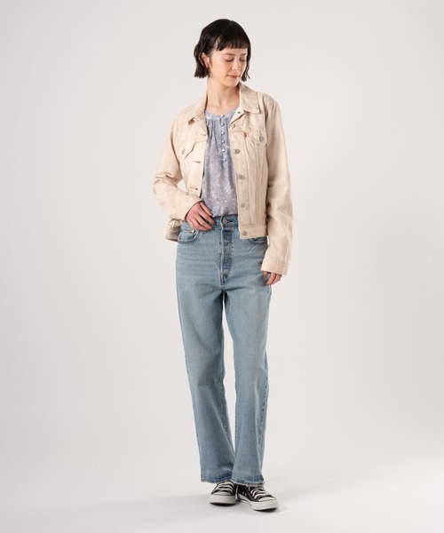 タイムセール！　Levi’s WOMEN’Sトラッカージャケット　Sサイズ Levi's デニムジャケット gジャン Levi's/リーバイス トラッカー