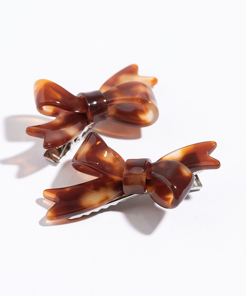【TRESSE /トレス】クリップ+ベルベットリボン TRESSE ヘアクリップ TRESSE/トレス MAISON RUBAN CLIP