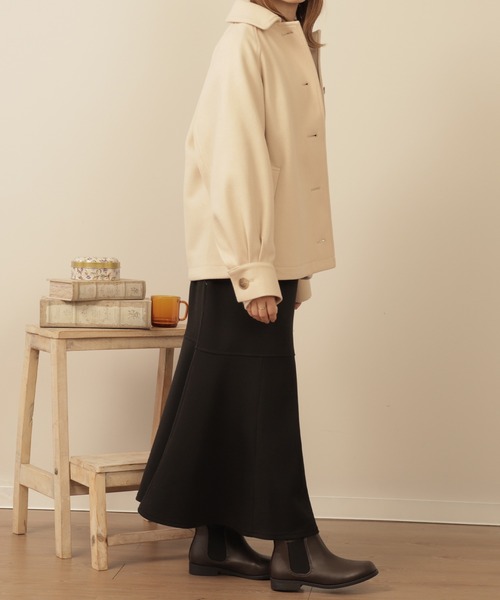 「mil」 ステンカラーコート S キャメル レディース_画像4