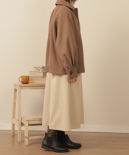 「mil」 ステンカラーコート S キャメル レディース_画像7