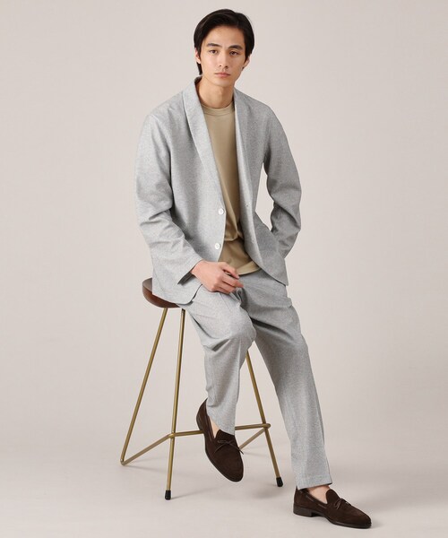 TAKEO KIKUCHI（タケオキクチ） スラックス 「抗菌防臭」尾州リネン