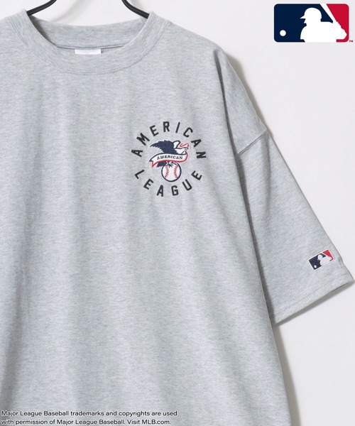 MLB ライク ポップアート オーバーフィット マンツーマンTシャツ MLB tシャツ MLB/メジャーリーグベースボール オーバーサイズ