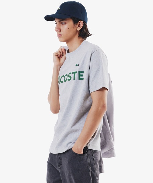 LACOSTE（ラコステ） tシャツ ヘビーウェイトブランドネームロゴT