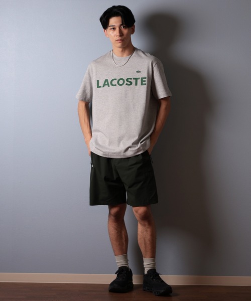 LACOSTE（ラコステ） tシャツ ヘビーウェイトブランドネームロゴT