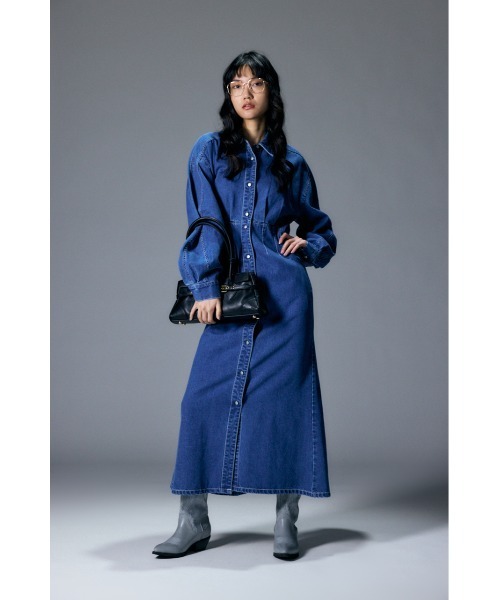 MOUSSY（マウジー） ワンピース DENIM シャツドレス : ZOZOTOWN Yahoo 