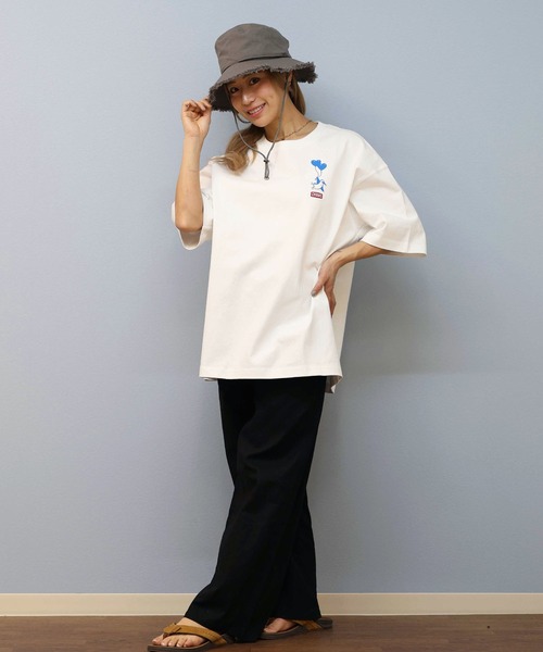CHUMS チャムス 半袖 Tシャツ レディース バックプリント CH01-2582 CHUMS チャムス 半袖 Tシャツ レディース バックプリント CH01