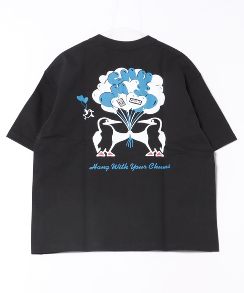 CHUMS チャムス 半袖 Tシャツ レディース バックプリント CH01-2582 CHUMS チャムス 半袖 Tシャツ レディース バックプリント CH01