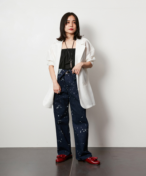 CITYSHOP ジャケット テーラードジャケット OVER SHEER