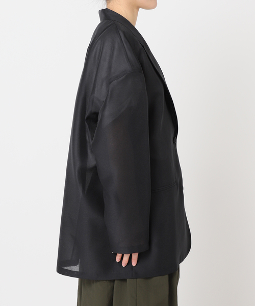 CITYSHOP ジャケット テーラードジャケット OVER SHEER