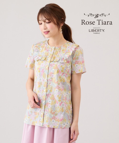 ブラウス シャツ Rose Tiara with LIBERTY　/　ブラウス レディース