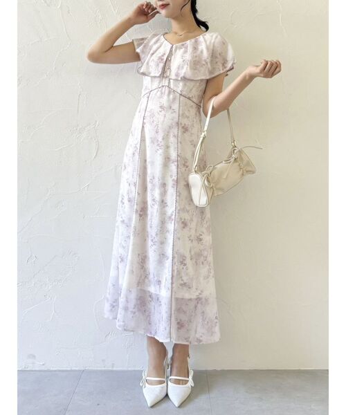 【美品】COLUMN ビッグカラーワンピース コラム 38 ホワイト 美品】COLUMN ビッグカラーワンピース コラム 38 ホワイト