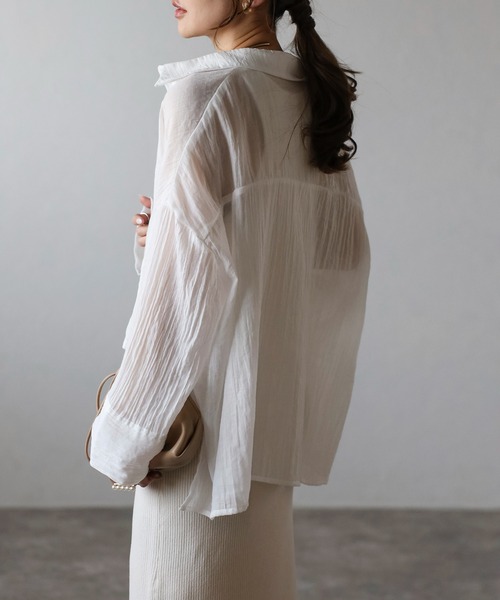 Bonjour Sagan（ボンジュールサガン） ブラウス シャツ フラッフィー