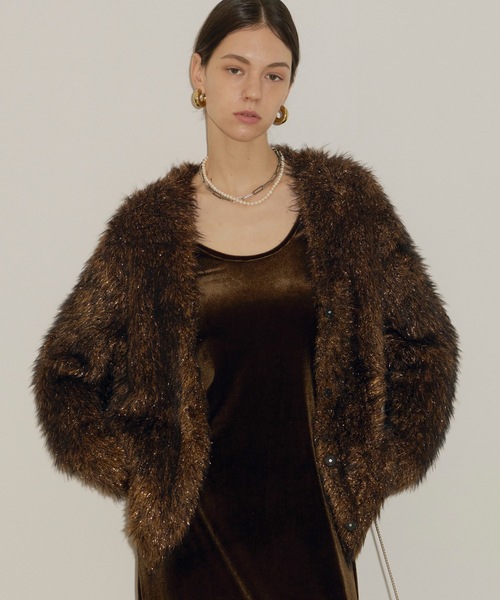 新品未使用　yae カーディガン　ニット　フリル　完売品 yae」 ニットカーディガン FREE ブラウン レディース : ZOZOTOWN Yahoo