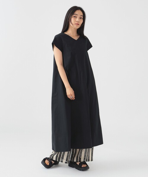 B：MING by BEAMS ワンピース Aライン ボリューミー ワンピース