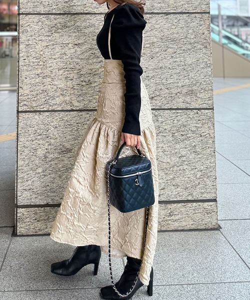 ST.ROONEY（セントルーニー） スカート ハイウエストサロペット