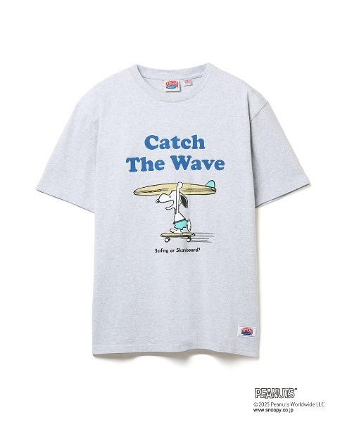 tシャツ 「NUTMEG/ナツメグ」 Peaunts サーフT メンズ