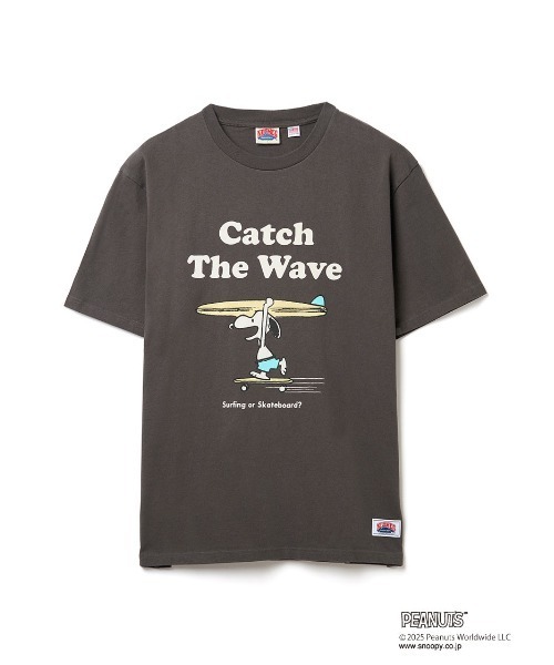 tシャツ 「NUTMEG/ナツメグ」 Peaunts サーフT メンズ