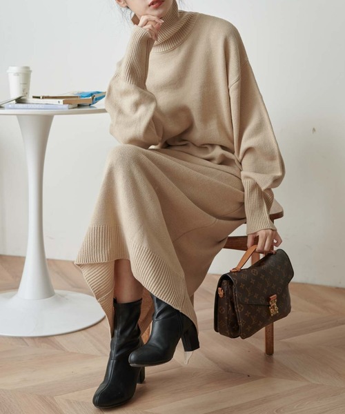 「WEGO」 ニットワンピース FREE アイボリー レディース_画像7