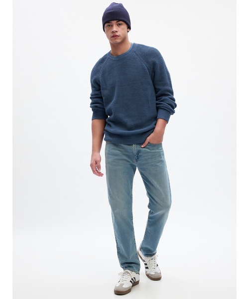 「GAP」 長袖ニット X-SMALL ブラック メンズ