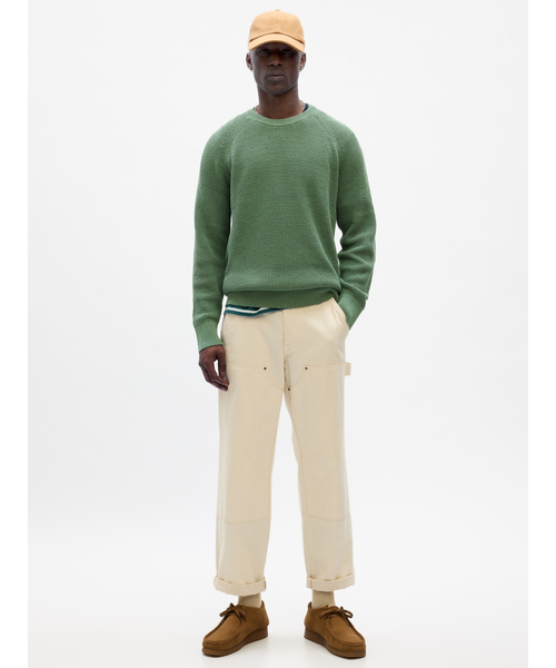 「GAP」 長袖ニット X-SMALL ブラック メンズ