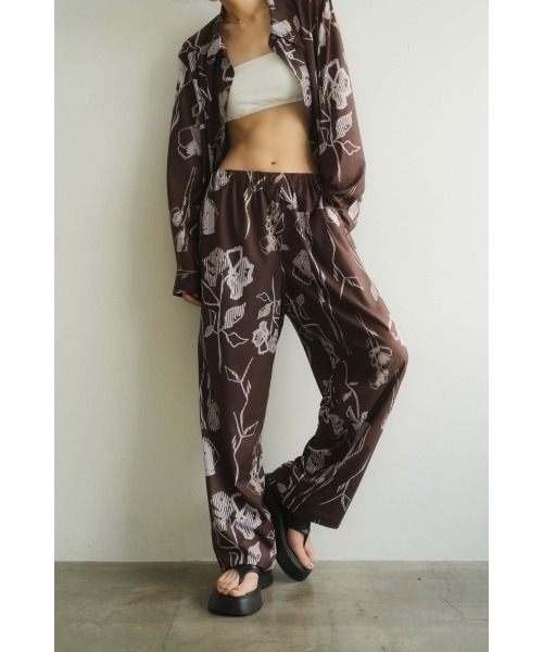 Knuth Marf パンツ stripe flower pants(unisex) レディース