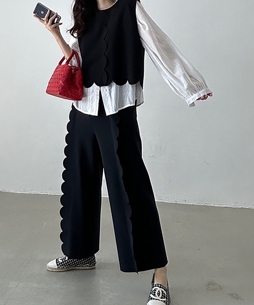 Girly Doll（ガーリードール） セットアップ スカラップデザイン