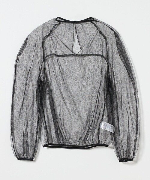 ブラウス シャツ 「AMOMENTO」SHEER LACE MOCK NECK TOP/ブラウス レディース