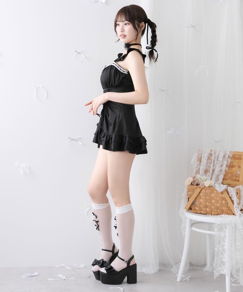 DearMyLoveRose（ディアマイラブローズ） 水着 体型カバー ドロスト