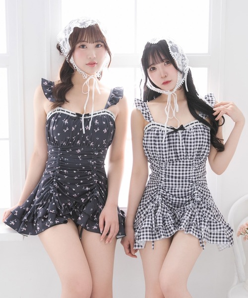 DearMyLoveRose（ディアマイラブローズ） 水着 体型カバー ドロスト