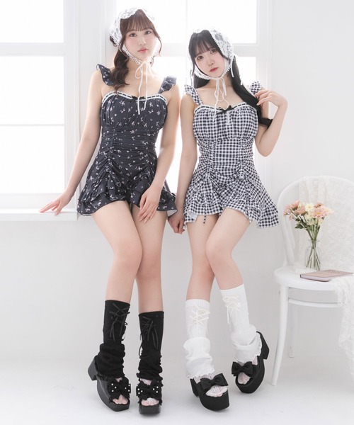 DearMyLoveRose（ディアマイラブローズ） 水着 体型カバー ドロスト
