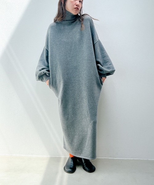 y/m（イム） ニットワンピース FREE ブラック レディース : ZOZOTOWN