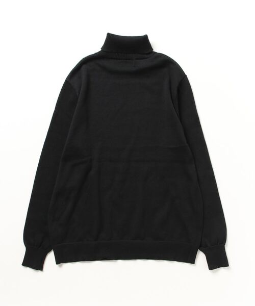 「LANVIN en Bleu」 タートルネックニット 48 チャコールグレー メンズ_画像2