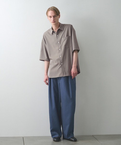 STUDIOUS（ステュディオス） シャツ 半袖 「STUDIOUS」SUKENAI SHIRTS