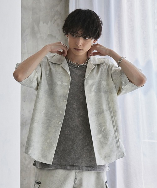 DES PRES　ヘリンボーンバック フロントオープンジレ　パンツ　セットアップ DES PRES ヘリンボーンバック フロントオープンジレ パンツ セットアップ