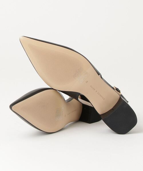 新品CHARLES & KEITH ダービーヒール 36/23cm CHARLES ＆ KEITH 「charles&keith」 ヒールサンダル 36
