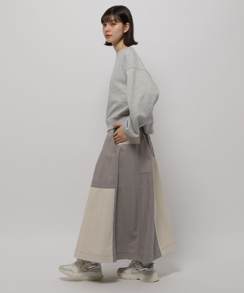 「niko and...」 長袖カットソー LARGE グレー レディース