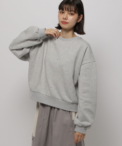 「niko and...」 長袖カットソー LARGE グレー レディース