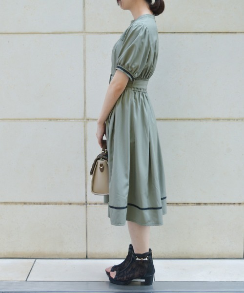 axes femme（アクシーズ ファム） ワンピース ボレロ風ハイウエスト