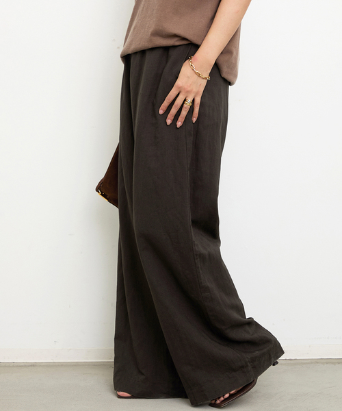 Deuxieme Classe（ドゥーズィエムクラス） パンツ Cotton Linen Relax 