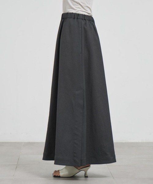 スカート 「THE TOKYO/ザトウキョウ」Waist Gather Flare Skirt