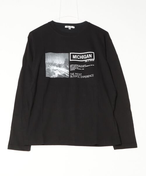 ARCADE（アーケード） tシャツ フォトプリント ロンT Tシャツ 長袖