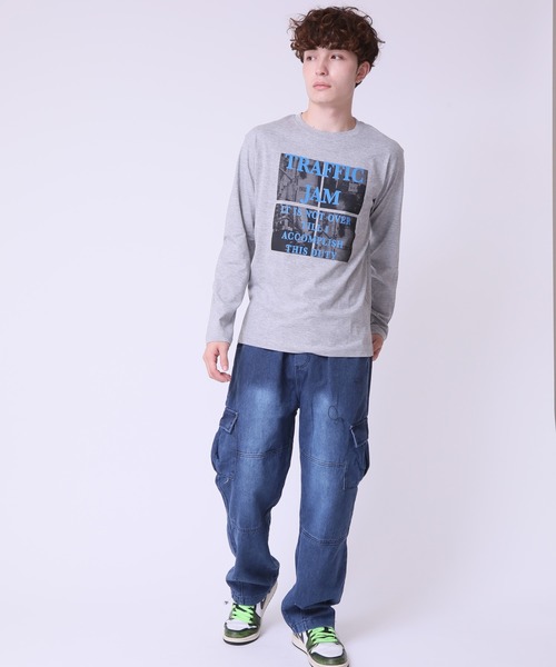 ARCADE（アーケード） tシャツ フォトプリント ロンT Tシャツ 長袖 