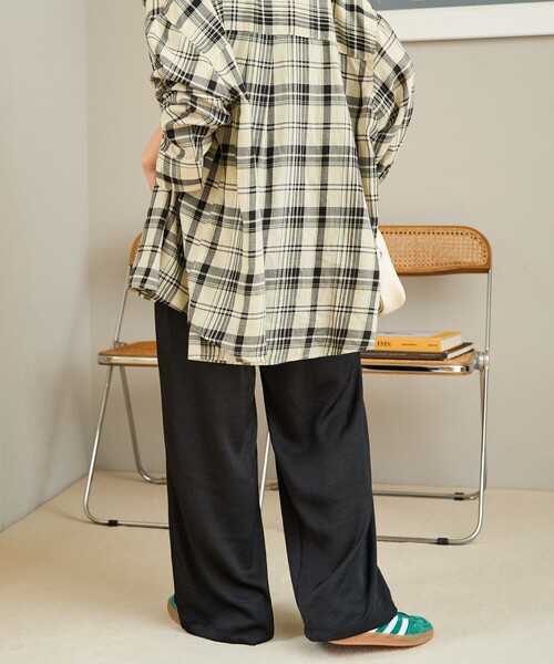 FREAK'S STORE パンツ 限定展開 サテン ベイカーパンツ