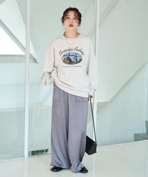 FREAK'S STORE パンツ 限定展開 サテン ベイカーパンツ